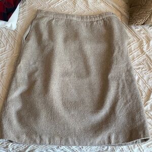 Chic Beige Women's A-Line Skirt